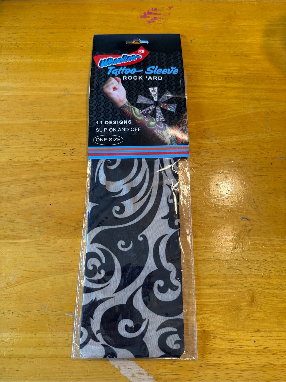 Wheelies Tattoo Sleeve. New in package